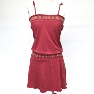 People Tree Smock Sundress faded rose UK 10, NWT